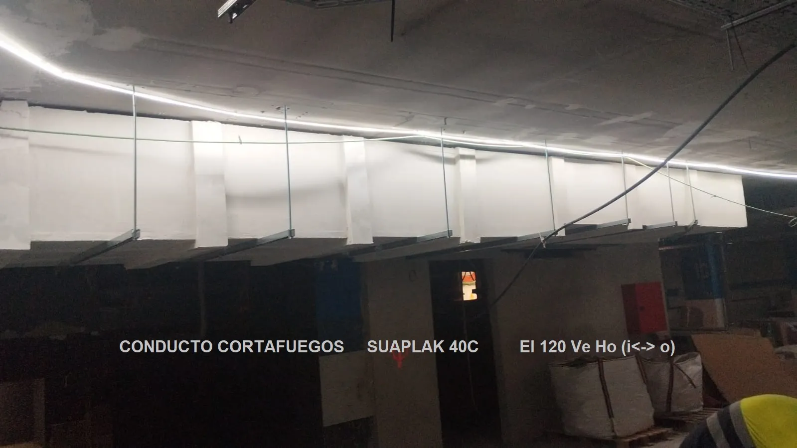 CONDUCTO CORTAFUEGOS en garajes - Madrid